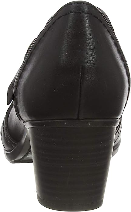 Ženski čevlji s peto Jana Shoes - črni - slika 2