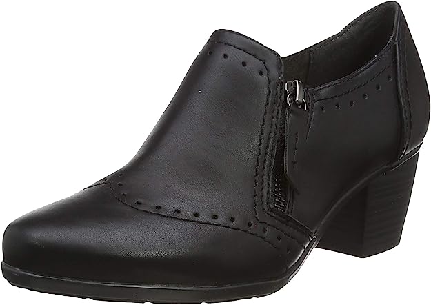 Ženski čevlji s peto Jana Shoes - črni