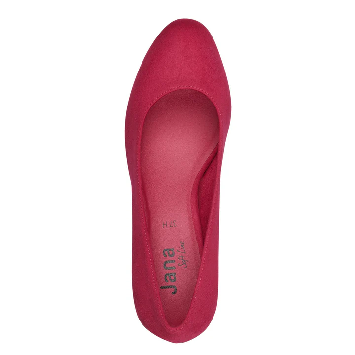 Ženski salonarji Jana Shoes - fuxija - slika 5